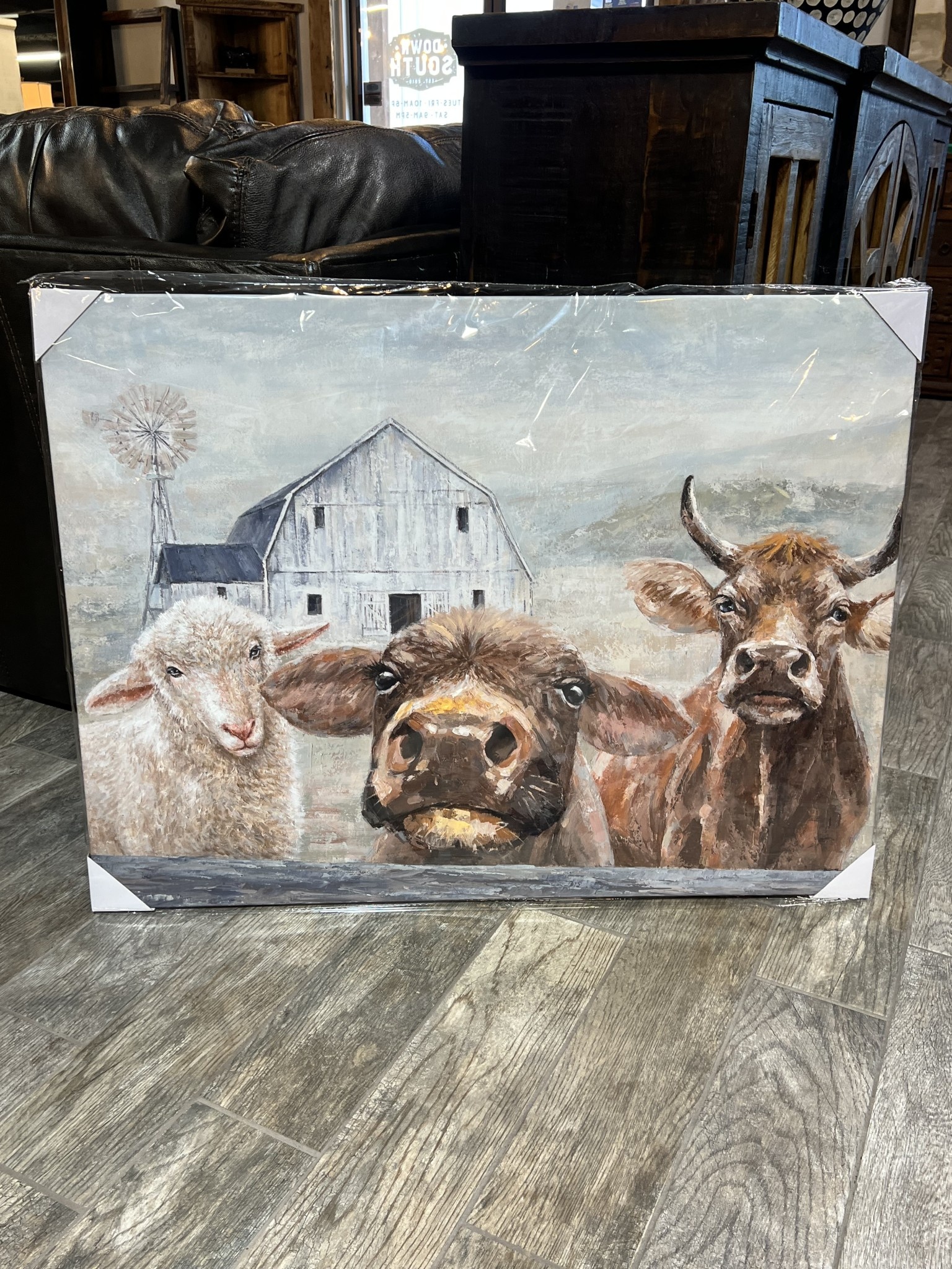 Farm Animals at Farm Canvas