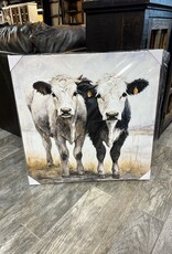 Double Baby Cow Canvas