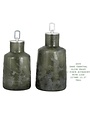 Canister Set w/Lid - Charcoal Olive Frost