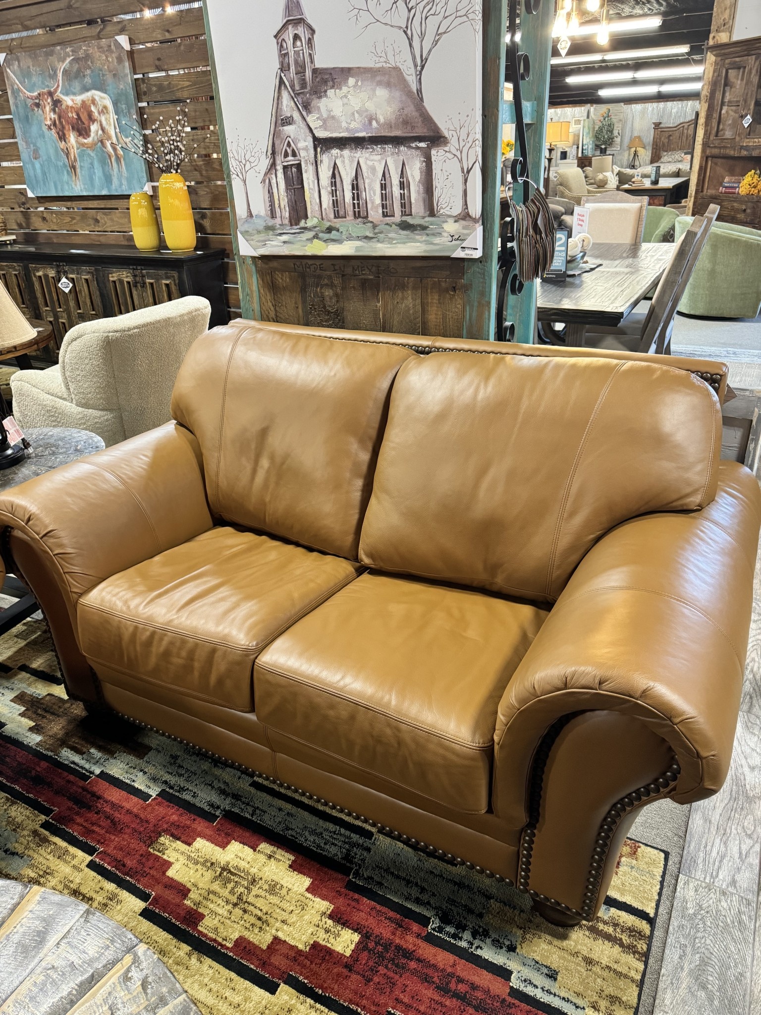Jefferson Loveseat - Whiskey