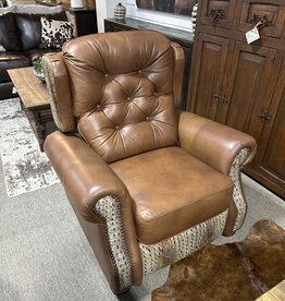 San Antonio Pushback Chair - Monaco Honey/Aged Gator Egyptian