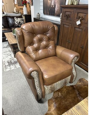 San Antonio Pushback Chair - Monaco Honey/Aged Gator Egyptian