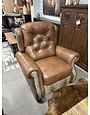 San Antonio Pushback Chair - Monaco Honey/Aged Gator Egyptian