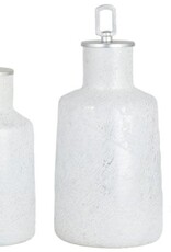Canister Set w/Lid - Artic White Frost