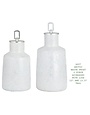 Canister Set w/Lid - Artic White Frost