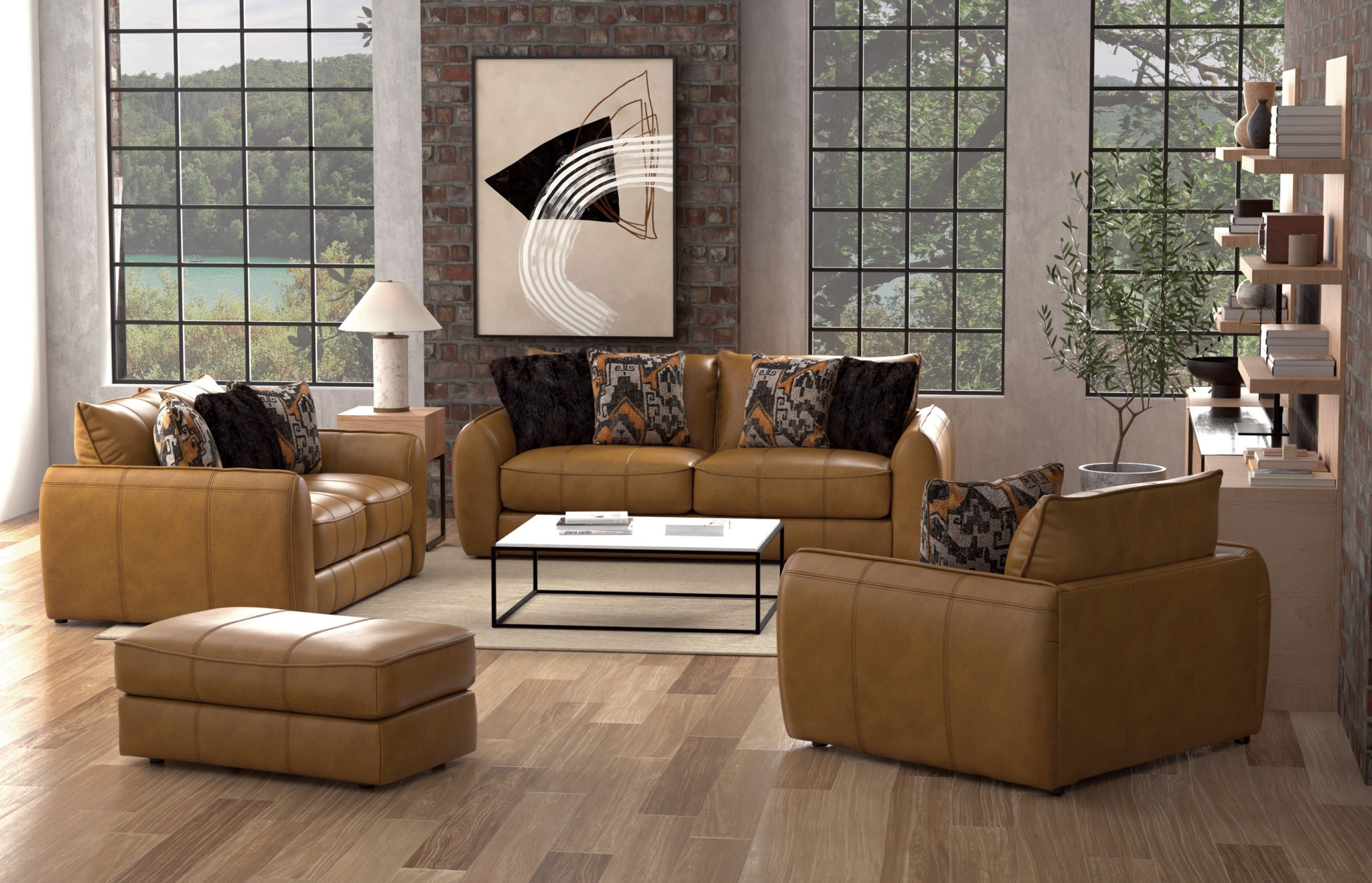 Corvara Loveseat - Carmel