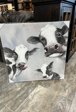 3 Cow Canvas