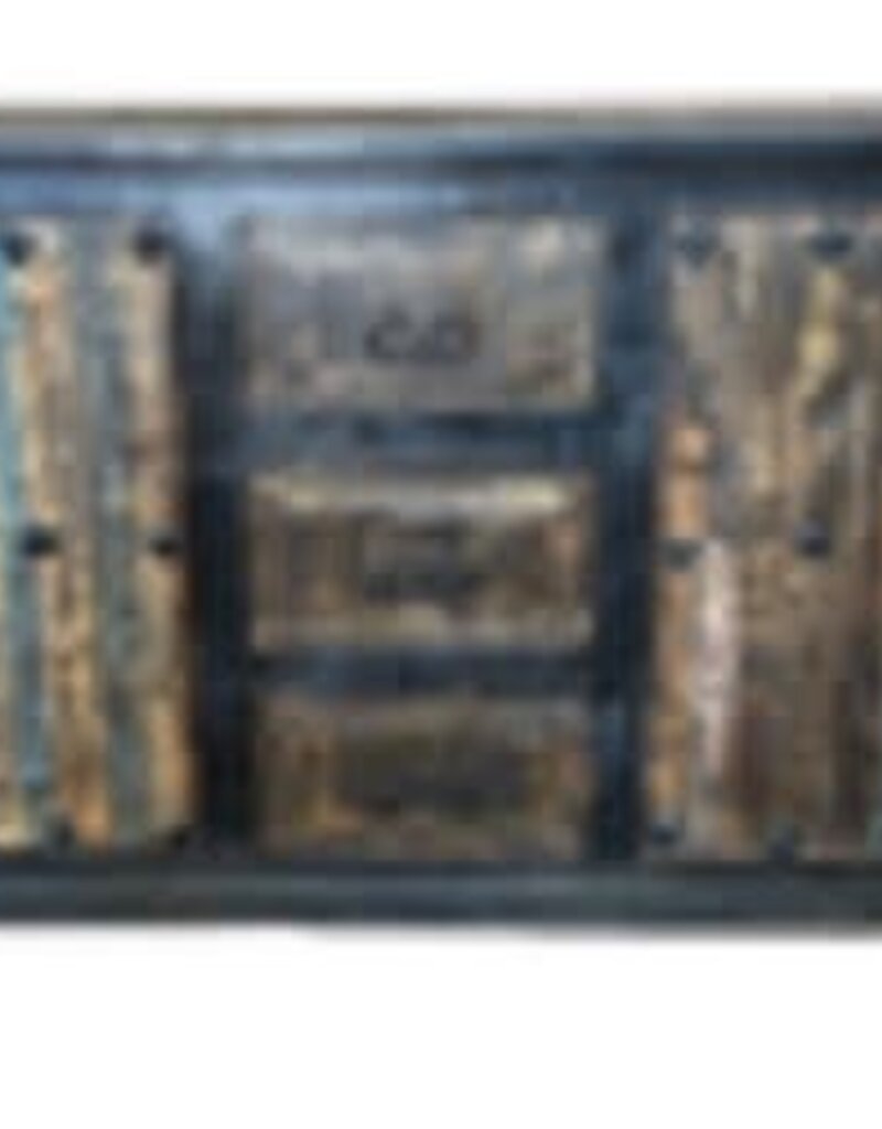 84" Into the Woods Console - Black/Cascara