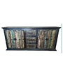 84" Into the Woods Console - Black/Cascara