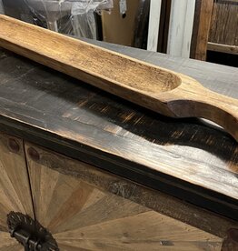 Long Wooden Bowl w/Handle