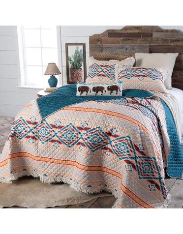 Southwest King Quilt Set
