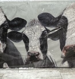Triple Cow Canvas