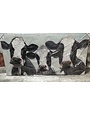 Triple Cow Canvas