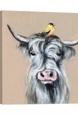 Playful Nature Canvas - Highland  15x15