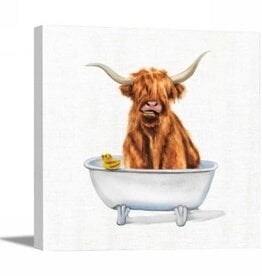 Bathing Beauty Canvas 15 x 15