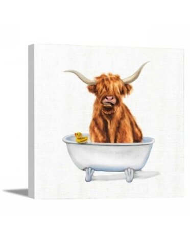 Bathing Beauty Canvas 15 x 15