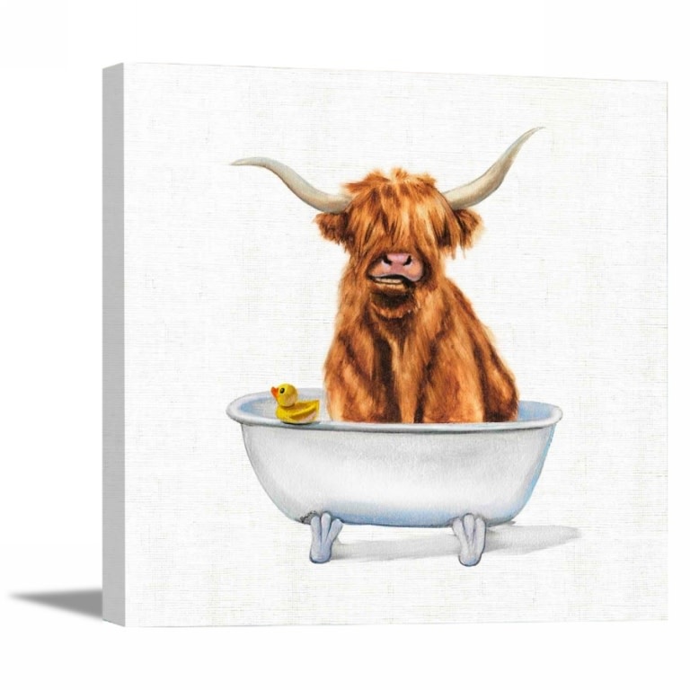 Bathing Beauty Canvas 15 x 15