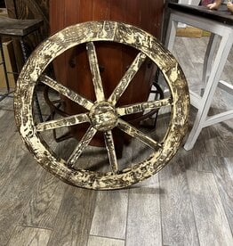 30" Wagon Wheel - White