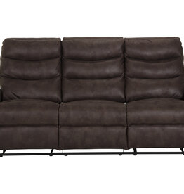 Gill Power Reclining Sofa - Chocolate