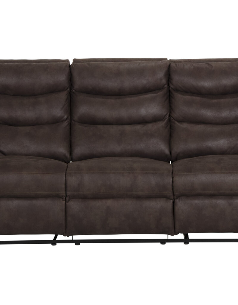 Gill Power Reclining Sofa - Chocolate