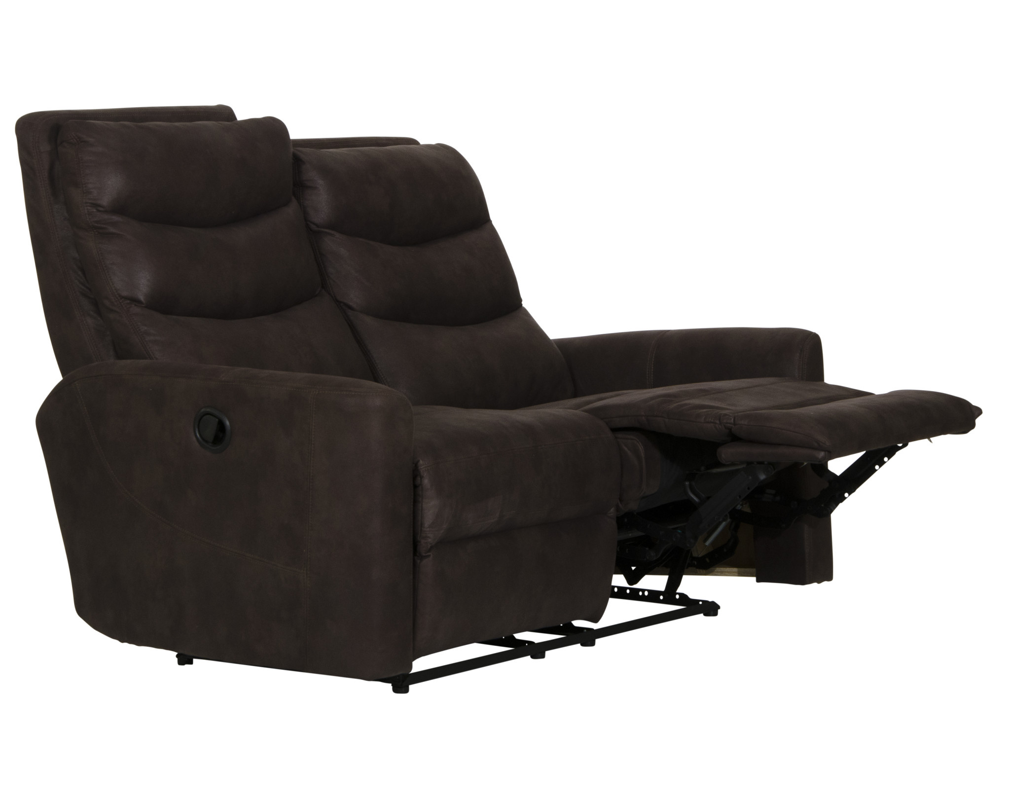 Gill Power Reclining Loveseat - Chocolate