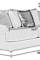 Howell Sofa - Sea Foam