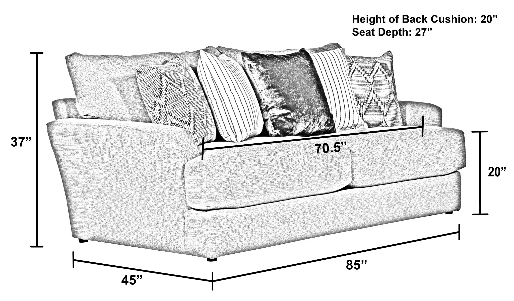 Howell Sofa - Sea Foam