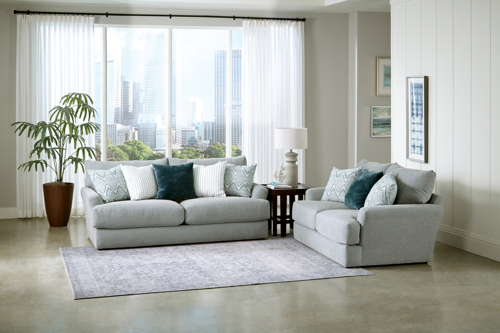 Howell Loveseat - Sea Foam