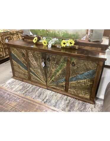 80" Xenia Console - Old Wood/Cascara