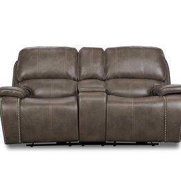 Bristol Reclining Loveseat - Jamestown Smoke (Damaged)