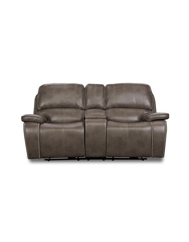 Bristol Reclining Loveseat - Jamestown Smoke (Damaged)