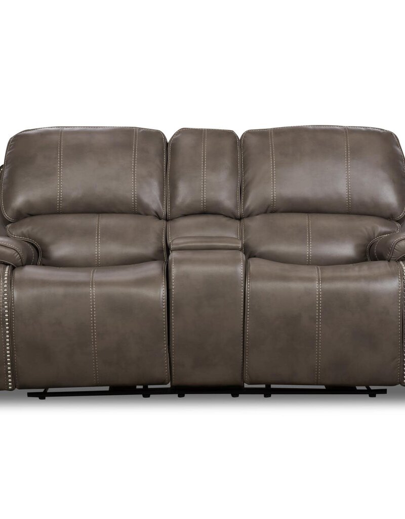 Bristol Reclining Loveseat - Jamestown Smoke (Damaged)
