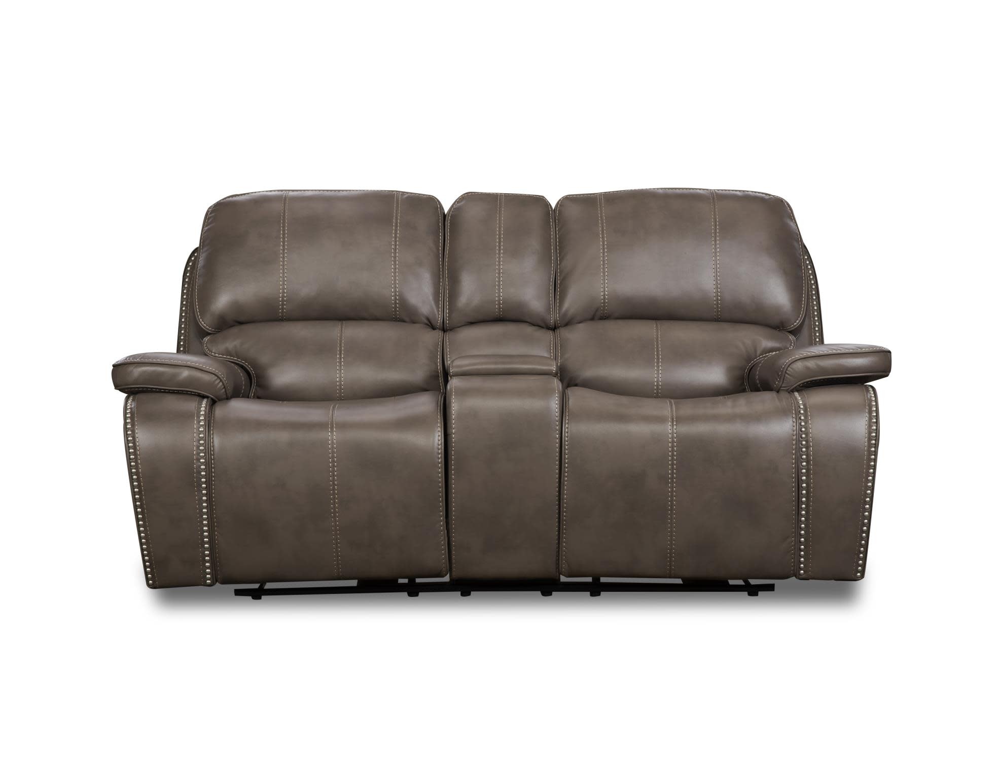 Bristol Reclining Loveseat - Jamestown Smoke (Damaged)