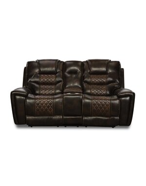 McGregor Reclining Console Loveseat w/Console - Breckenridge Brown