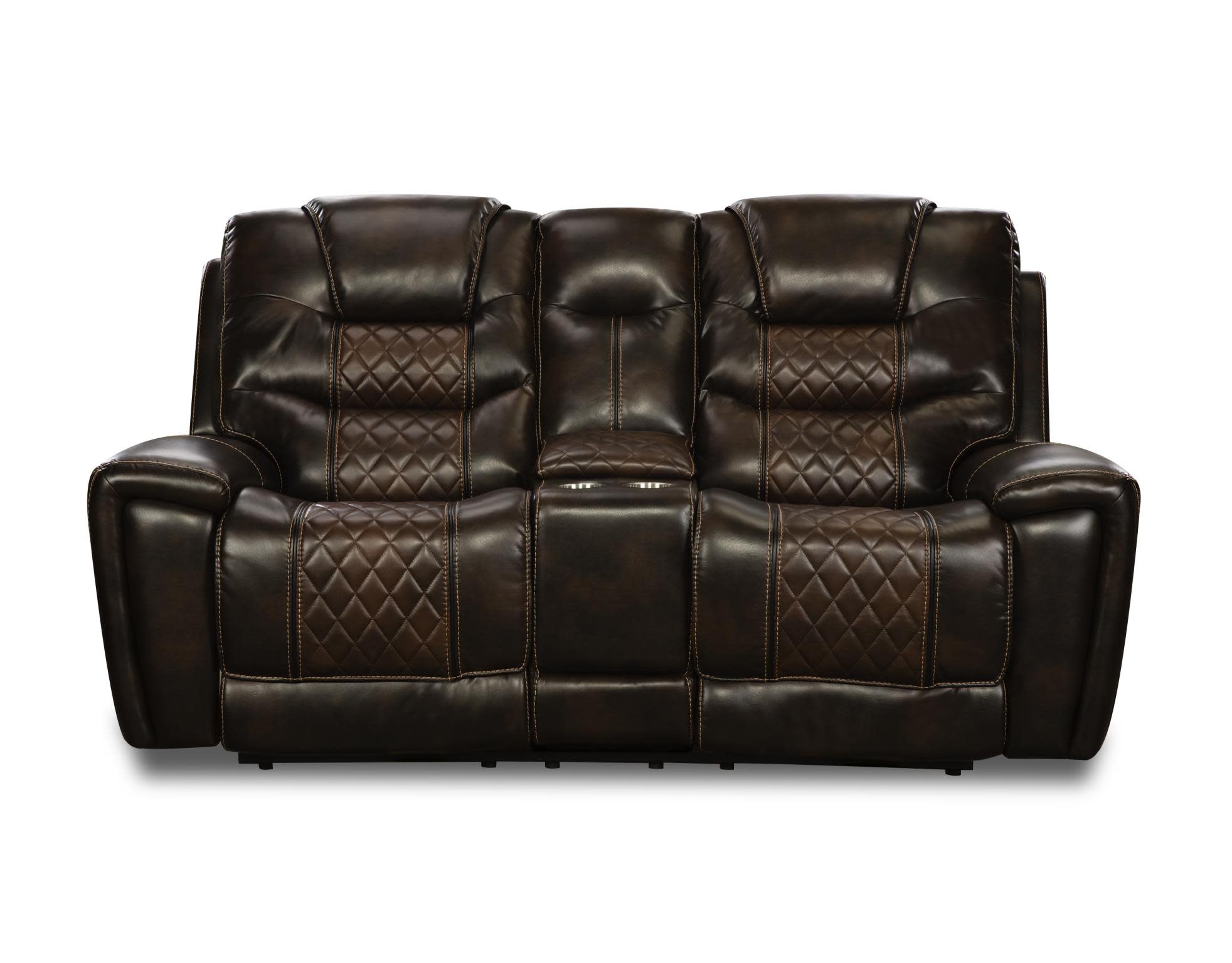 McGregor Reclining Console Loveseat - Breckenridge Brown