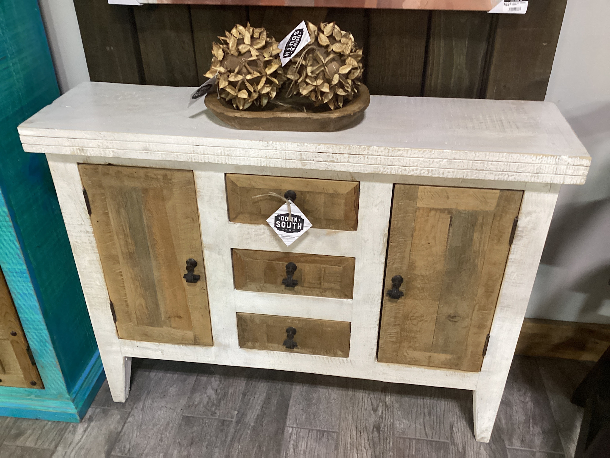46" Laura Console - White