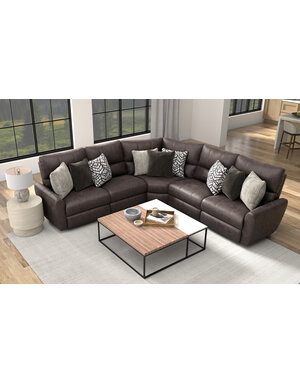 Royster Power Reclining Sectional - Sable