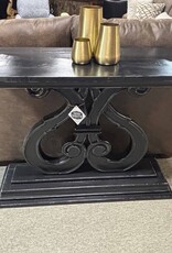 Harp Entryway - Distressed Black