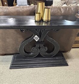 Harp Entryway - Distressed Black