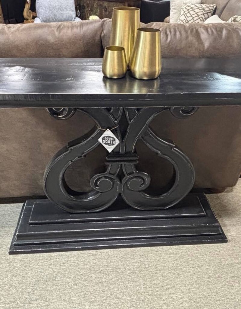 Harp Entryway - Distressed Black