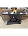 Harp Entryway - Distressed Black