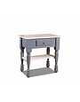 36" Farm Kitchen Island - Black/Golden Oak
