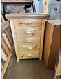Rustic Log 5 Drawer Chest - Natural