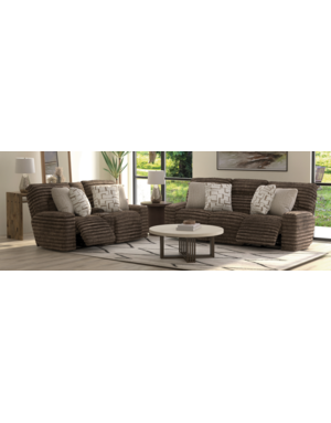 Lynx Power Reclining Zero Gravity Sofa - Mocha