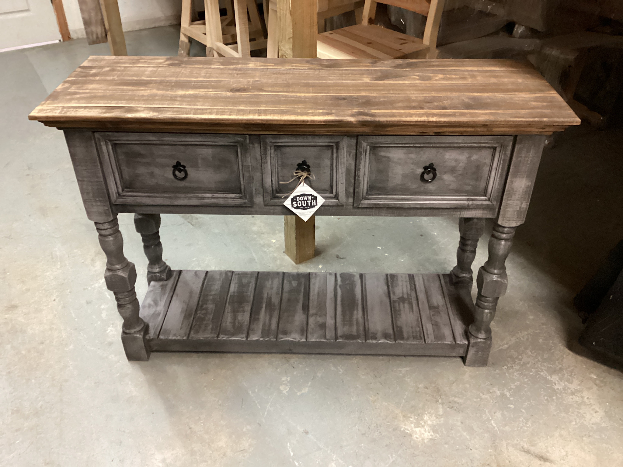 Mission Sofa Table - Gray