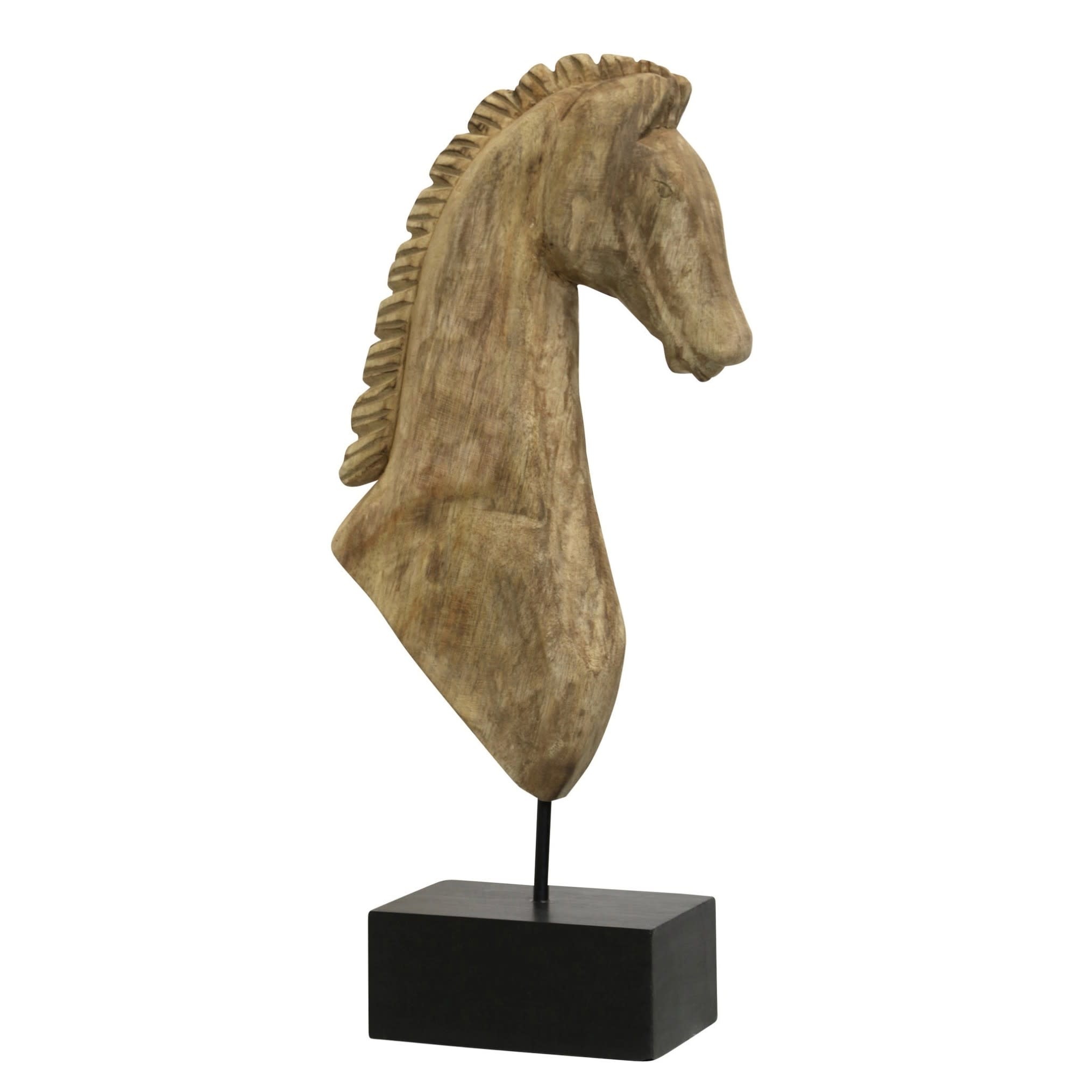 Horse Bust in Mango Wood