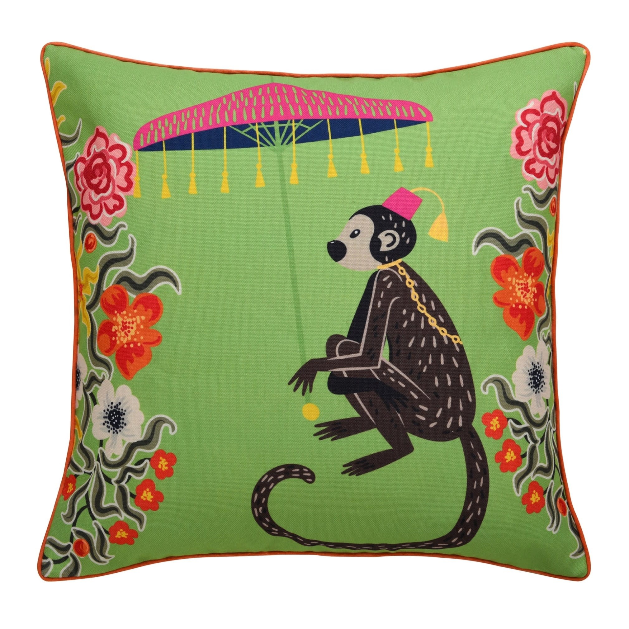 Dann Foley Monkey Pillow