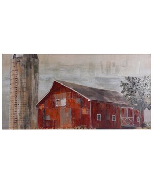 Barnside Silo Canvas (72" x 36")