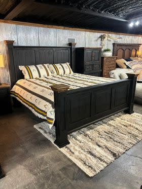 Oasis King Bed - Black -this is at donitas shop