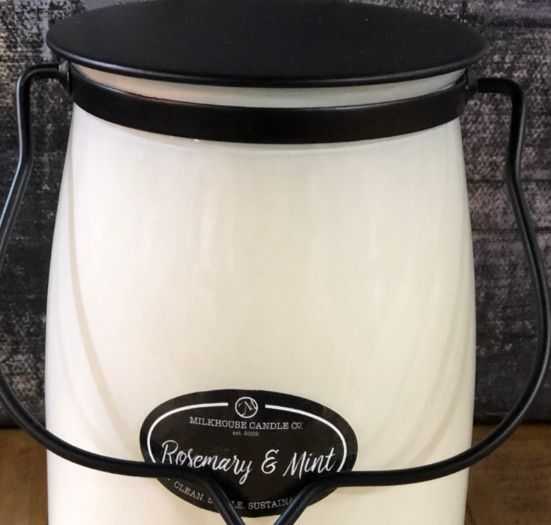 Butter Jar 16 oz Rosemary & Mint